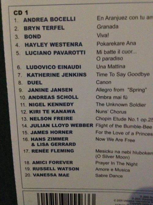 CD - Various Artists -The Classical Album 2005 - (2cd)