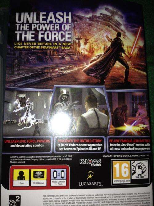 PSP - Star Wars Force Unleashed - PSP Essentials
