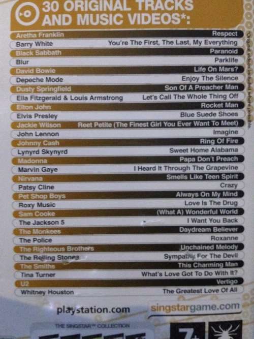 PS2 - Singstar Legends