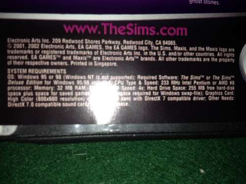 PC - The Sims - House Party Expansion Pack