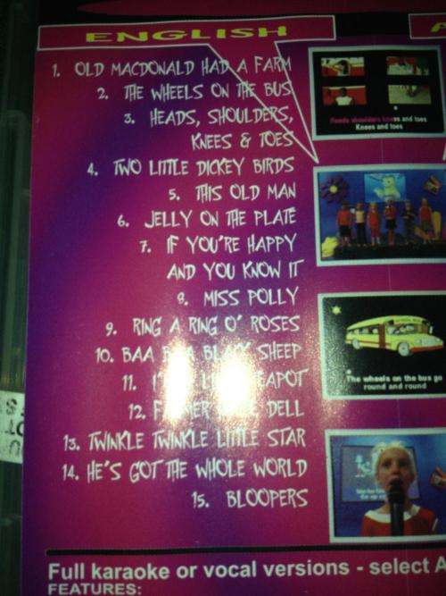 DVD - Karaoke Kidz Volume 1 - English & Afrikaans