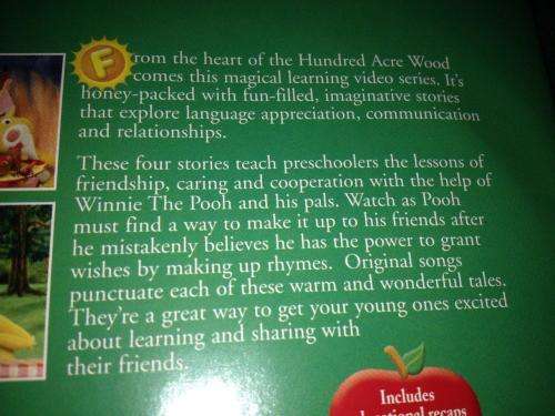 DVD - The Book Of Pooh with Friends
