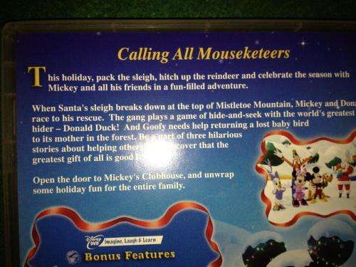 DVD - Disney Mickey Mouse Clubhouse - Micket Saves Santa