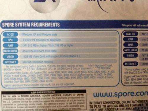 PC - Spore & Spore creepy and cute