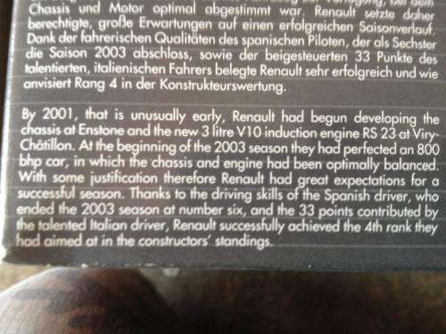 Revell - F1 Renault R23 - Scale 1:24 Scale - Plastic Model Kit