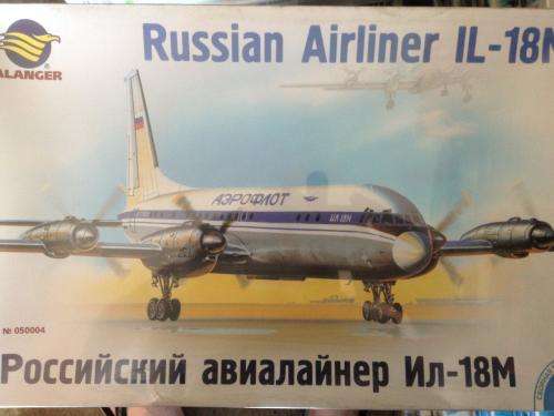 Alanger - Russian Airliner IL-18M - Scale 1:100 Scale - Plastic Model 050004 Kit