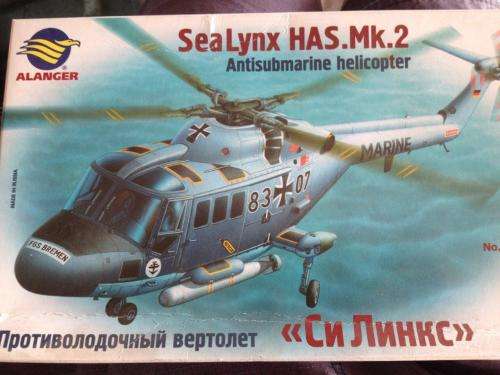 Alanger - Sealynx HAS.Mk.2 Antisubmarine Helicopter 1:72 Scale - Plastic Model Kit