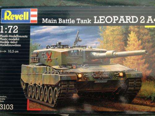 Revell - Main Battle Tank Leopard 2A4 1:72 Scale - Plastic Model Kit