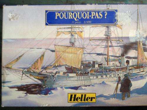Heller - Pourquoi-Pas? 1:400 Scale - Plastic Model Kit