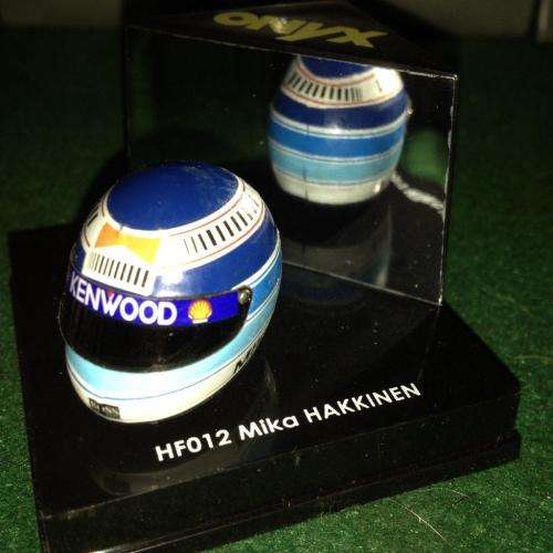 Onyx - HF012 Mika Hakkinen Replica Helmet - 1:12 Scale