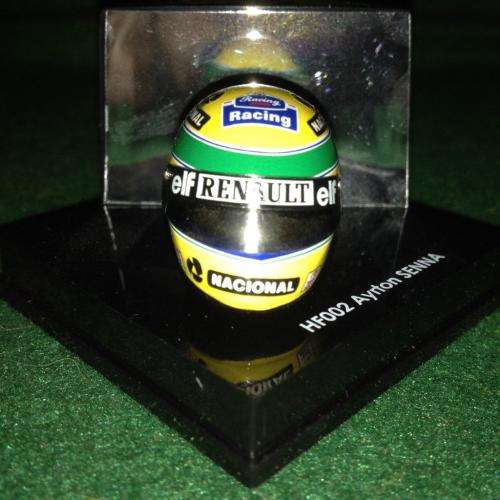 Onyx - HF002 Ayrton Senna Replica Helmet - 1:12 Scale