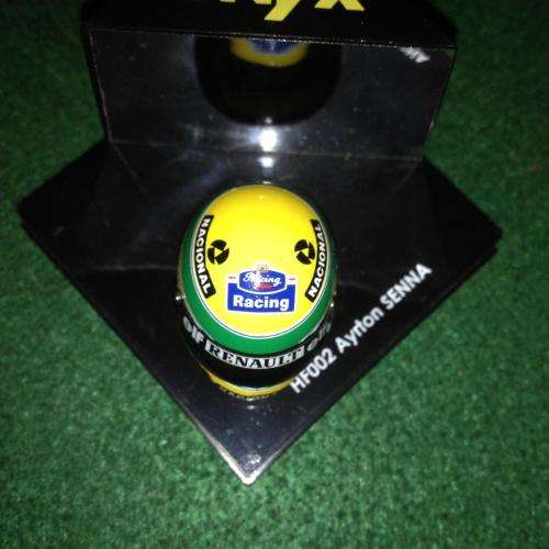 Onyx - HF002 Ayrton Senna Replica Helmet - 1:12 Scale