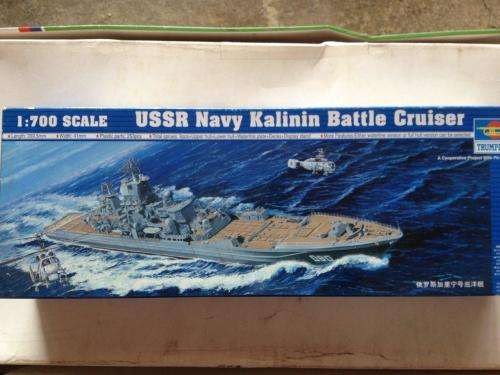 Trumpeter - USSR Navy Kalinin Battle Cruiser 1:700 Scale - Plastic Model Kit 05709