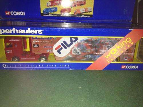 Corgi Super Haulers - Daf 95' Race Transporter - Ducati 1:64 Scale