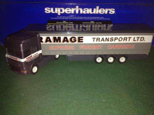 Corgi Super Haulers - Daf 95' Cab & Curtainside - Rampage 1:64 Scale