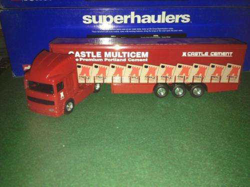 Corgi Super Haulers - ERF Curtainside - Castle Cement 1:64 Scale
