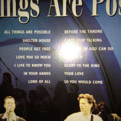 CD - Hillsongs Australia - All things are possible - Live Worship
