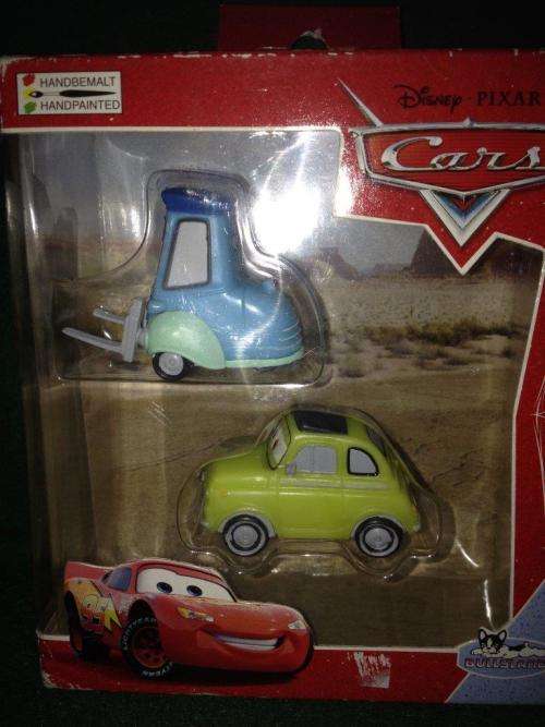 Disney Pixar Cars - Complete set of 6 cars. Lightning Mcqueen,Sally,Matter,Doc Luig,Guid - Bullyland