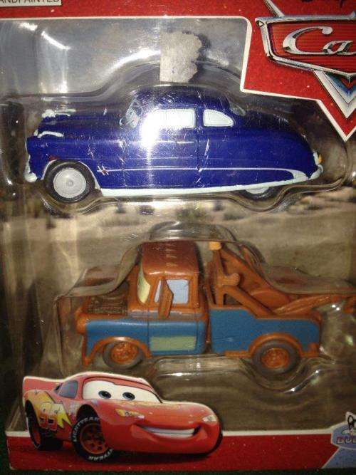 Disney Pixar Cars - Complete set of 6 cars. Lightning Mcqueen,Sally,Matter,Doc Luig,Guid - Bullyland