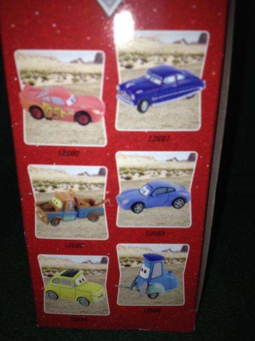 Disney Pixar Cars - Complete set of 6 cars. Lightning Mcqueen,Sally,Matter,Doc Luig,Guid - Bullyland