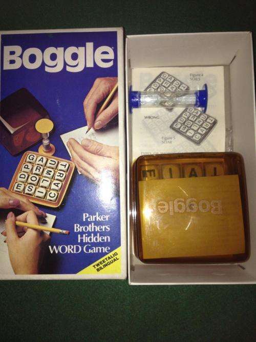 Vintage Boggle - Parker Brothers Made in South Africa under Licence to Parker USA