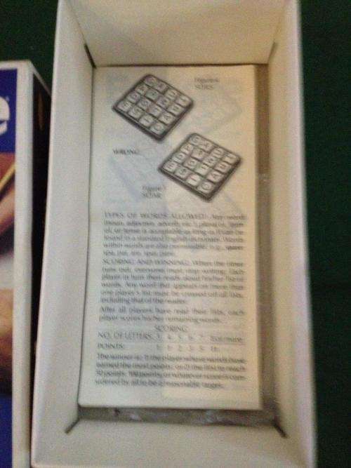 Vintage Boggle - Parker Brothers Made in South Africa under Licence to Parker USA