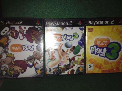 PS2 - EyeToy 3 games : Play 1,2 & 3 (3 Games)