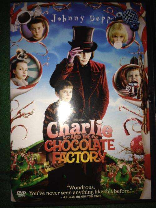 DVD - Charlie and the Chocolate Factory - Johnny Depp