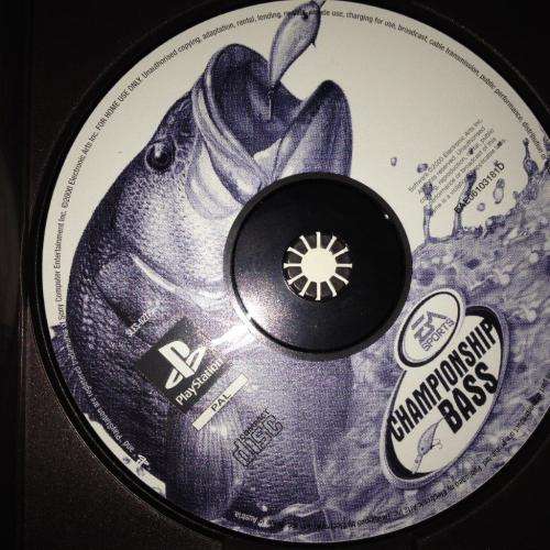 PS1 - Championship Bass  Playstation ( (pal black disc)