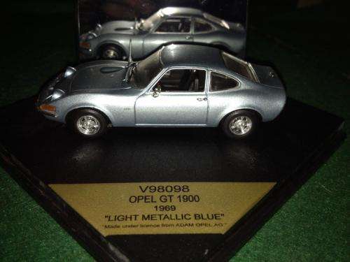 Vitesse - Opel GT 1900 1969 "Light Metallic Blue"  - 1:43 Scale