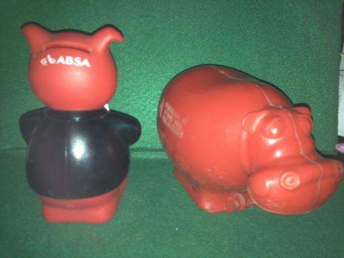 2 x Vintage ABSA & Allied Bank Money Boxes