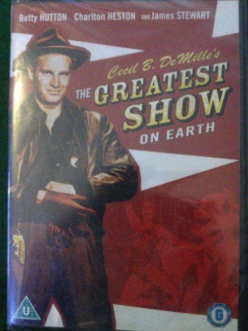 DVD - Cecil B. De Mille's The Greatest Hits Show on Earth - Hutton, Heston, Stewart (new sealed)