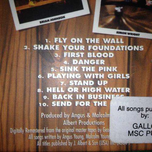 CD - ACDC - Fly onthe Wall