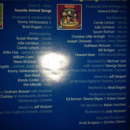 CD - Fisher Price Little People -  Sing-Along Favorites