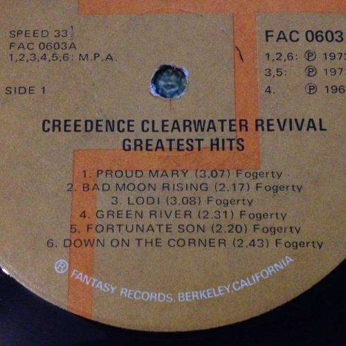 LP - Creedence Clearwater Revival - Greatest Hits