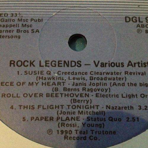 LP - Various Artists - Rock Legends Volume 1 (2LP)