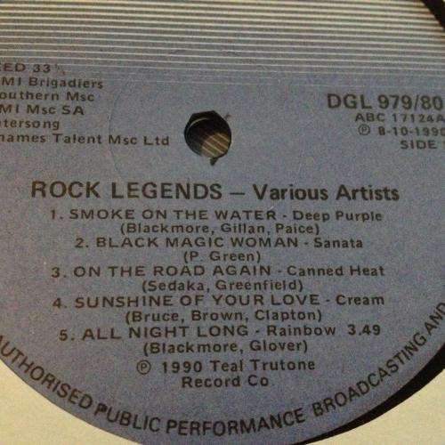 LP - Various Artists - Rock Legends Volume 1 (2LP)