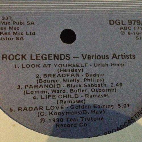 LP - Various Artists - Rock Legends Volume 1 (2LP)