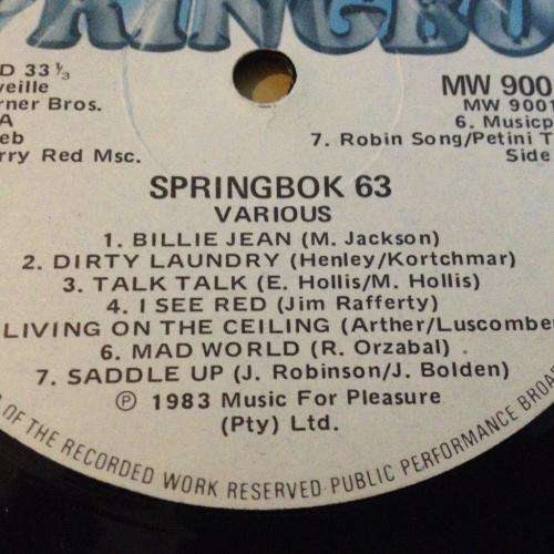L.P. - Springbok Hit Parade 63