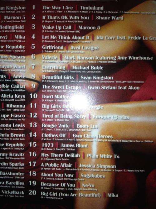 CD - 100% Smash! Hits 2008 (2cd)