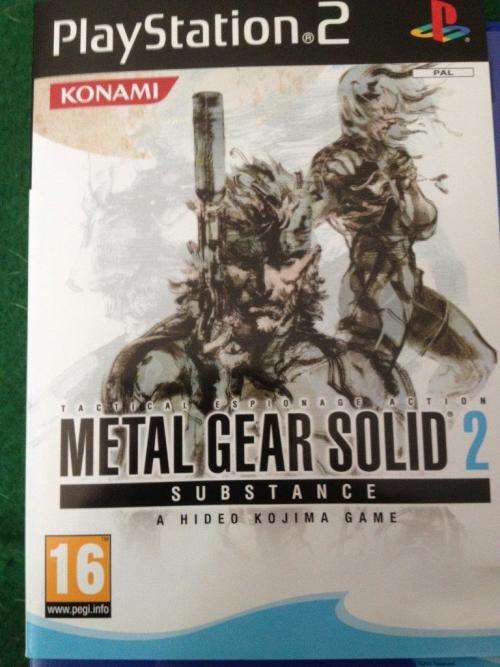 PS2 - Metal Gear Solid 2 - Substance