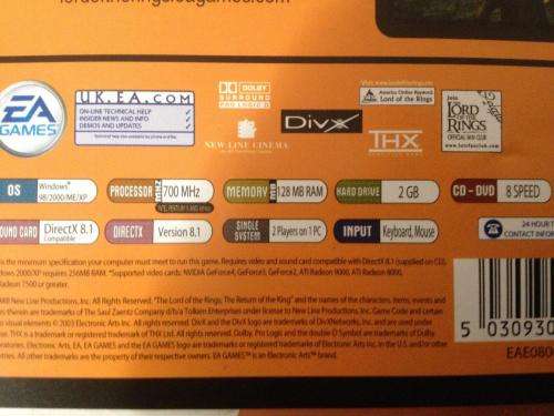 PC - The Lord of The Rings - The Return of The King