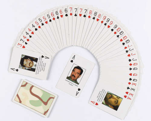 Iraqi Most Wanted Playing Cards