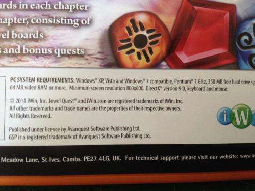 PC - Jewel Quest 5 - The Sleepless Star - Hidden object Game