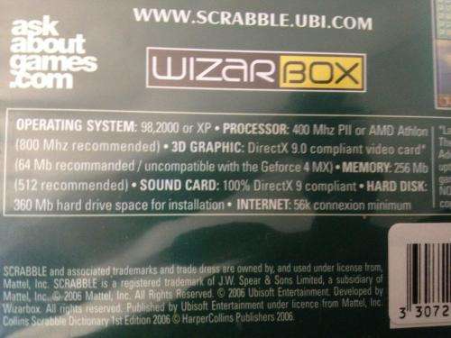 PC - Scrabble Interactive 2007 Edition (New Sealed)