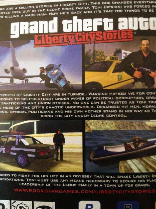 PSP - Grand Theft Auto - Liberty City Stories - Platinum