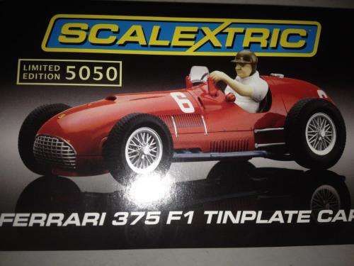 Scalextric - Ferrari 375 F1 Tinplate Limited edition  (new) 1:32 Scale