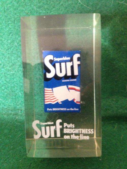 Unusual Surf Washing Powder Paper weight