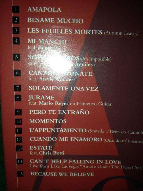 CD - Andrea Bocelli - Amore