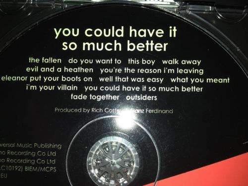 CD - Franz Ferdinand - You Could Have It So Much Better